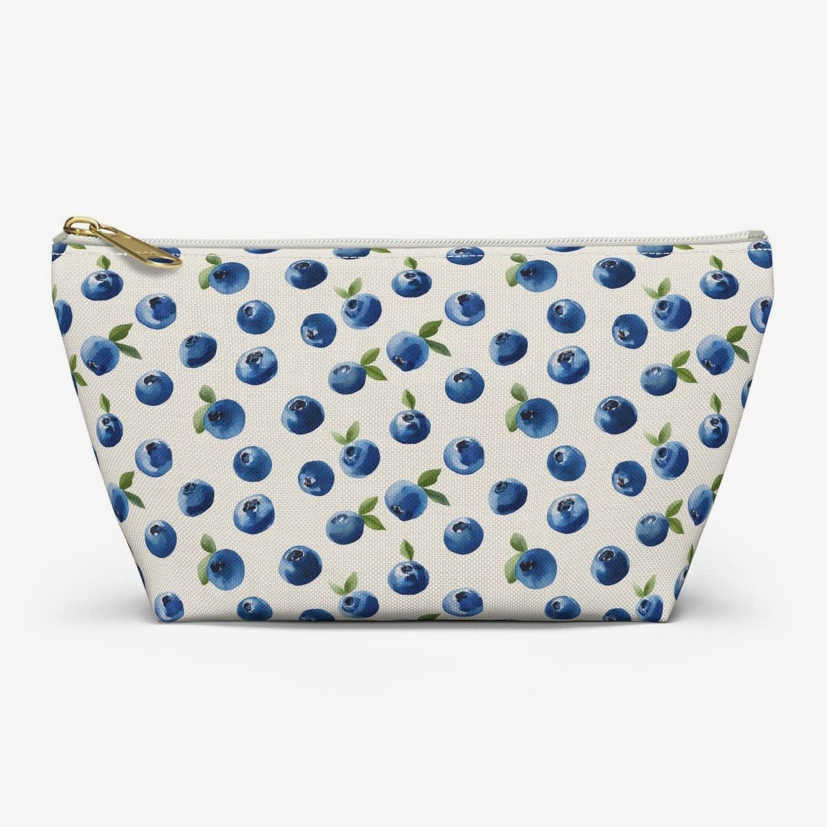 💙 Blueberry Zipper Makeup Pouch