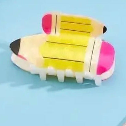 Mini Pencil Hair Claw Clip