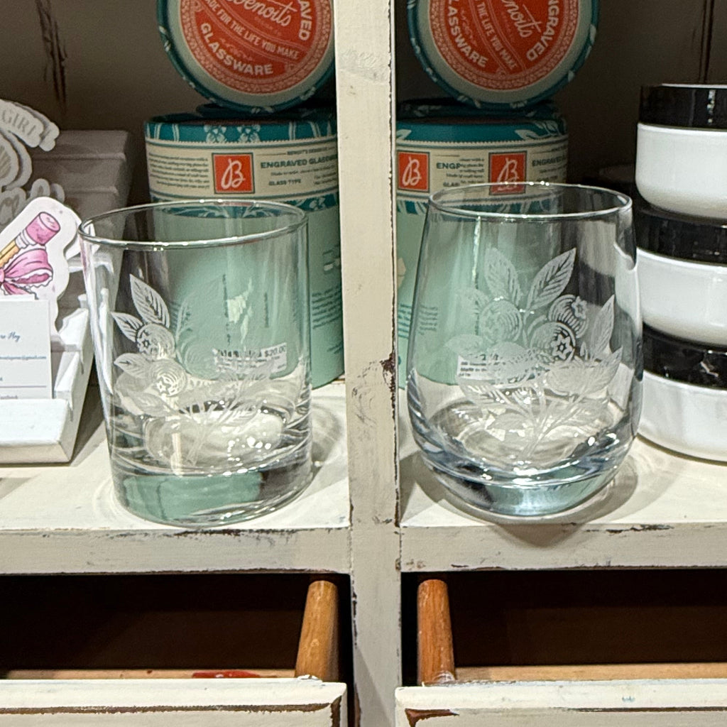 Blueberry Whiskey Glass