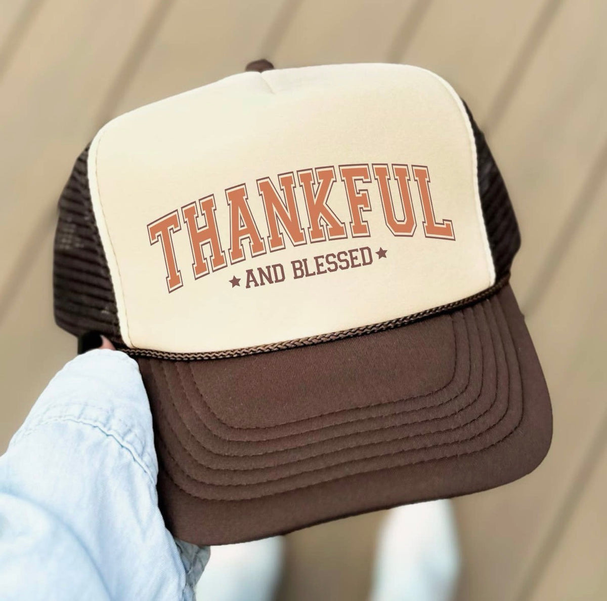 Thankful and Blessed Trucker Hat