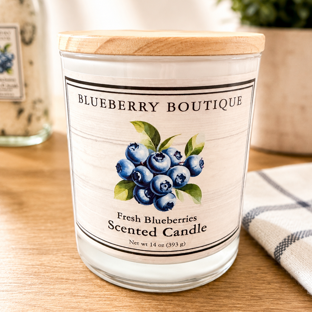 Blueberry 100% Eco Soy Candle