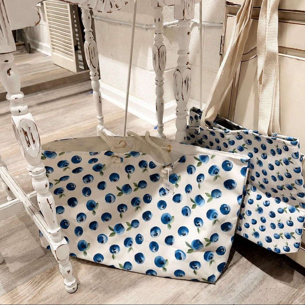 Blueberry Oversized Tote Bag