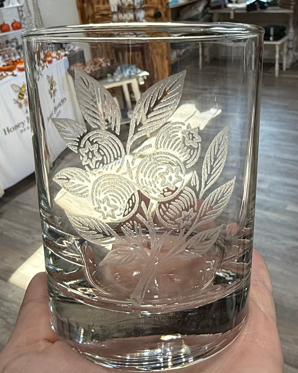 Blueberry Whiskey Glass