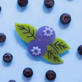 Blueberry French Barrette