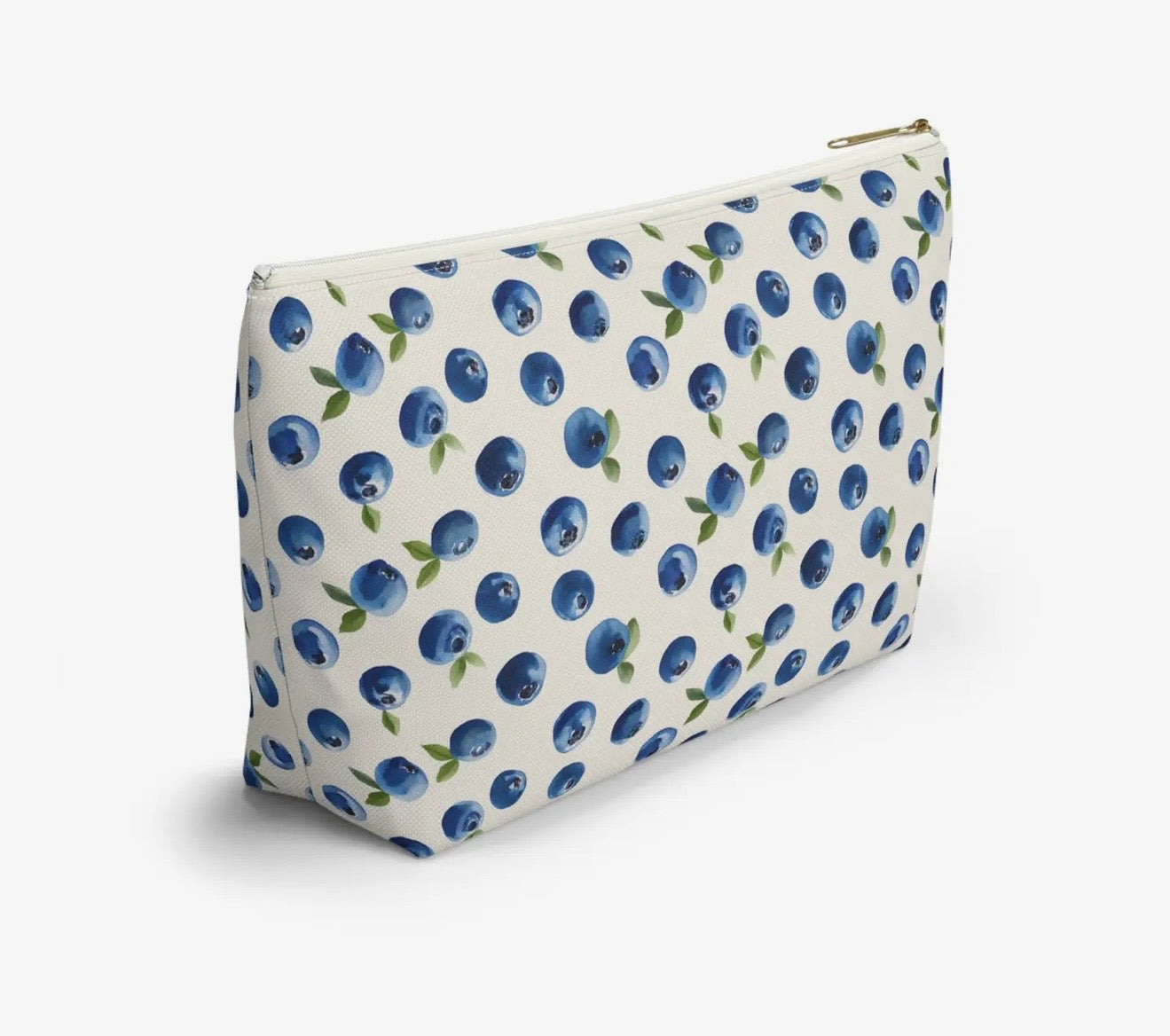 💙 Blueberry Zipper Makeup Pouch