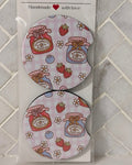 Berry Sweet Jam Car Coasters