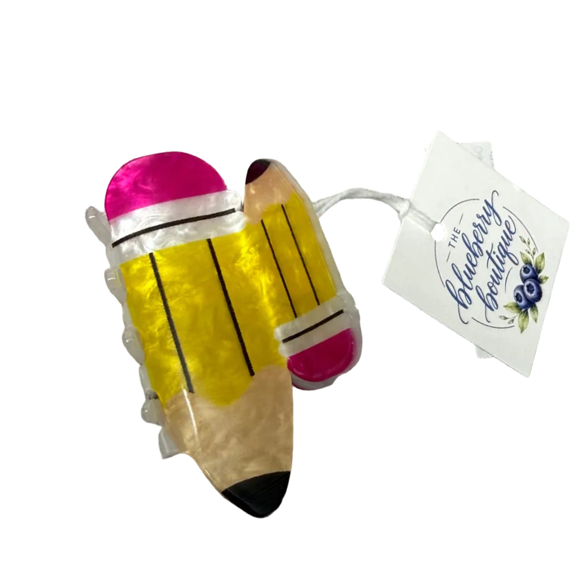Mini Pencil Hair Claw Clip