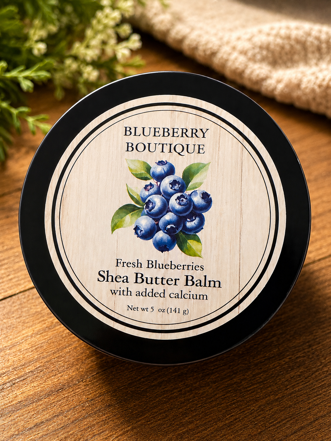 Blueberry Shea Butter Balm