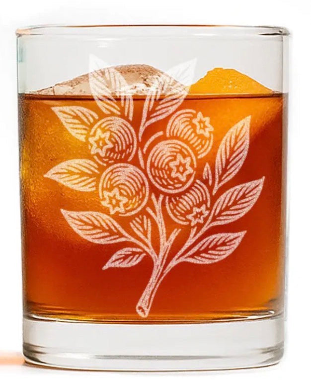 Blueberry Whiskey Glass