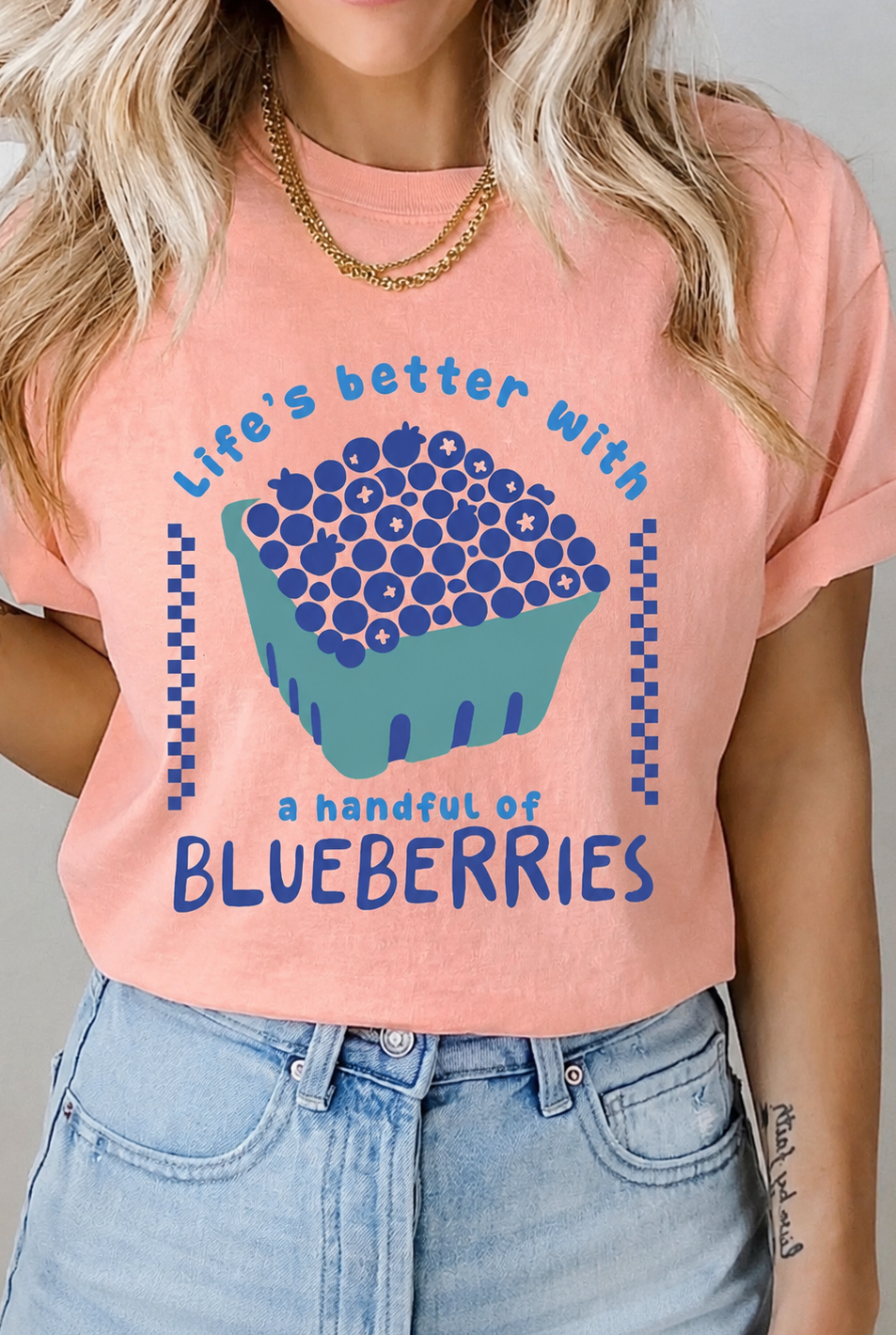 Life’s Better with Blueberries Comfort Colors T-shirt