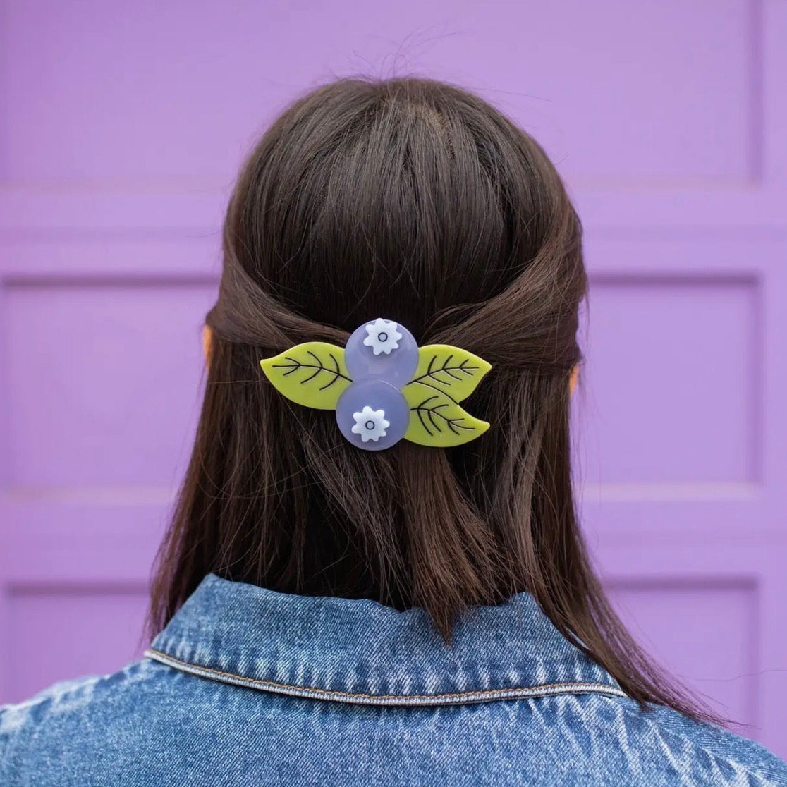 Blueberry French Barrette