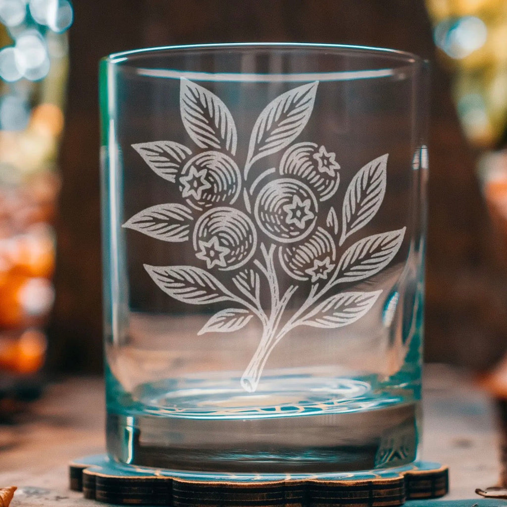 Blueberry Whiskey Glass