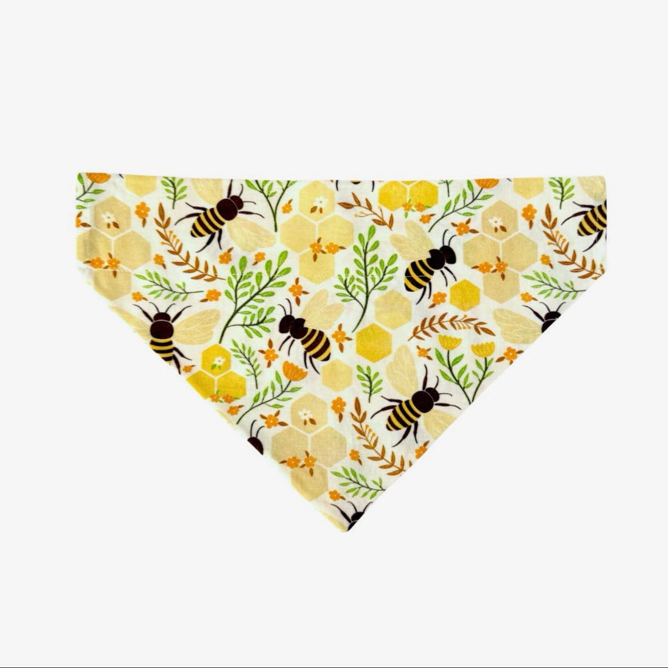 Busy Bees Slip-On Collar Bandana