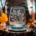 Blueberry Stemless Wine Glass