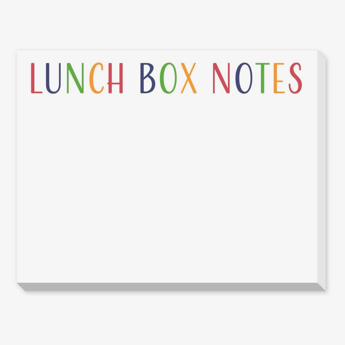Lunch Box Notes Notepad
