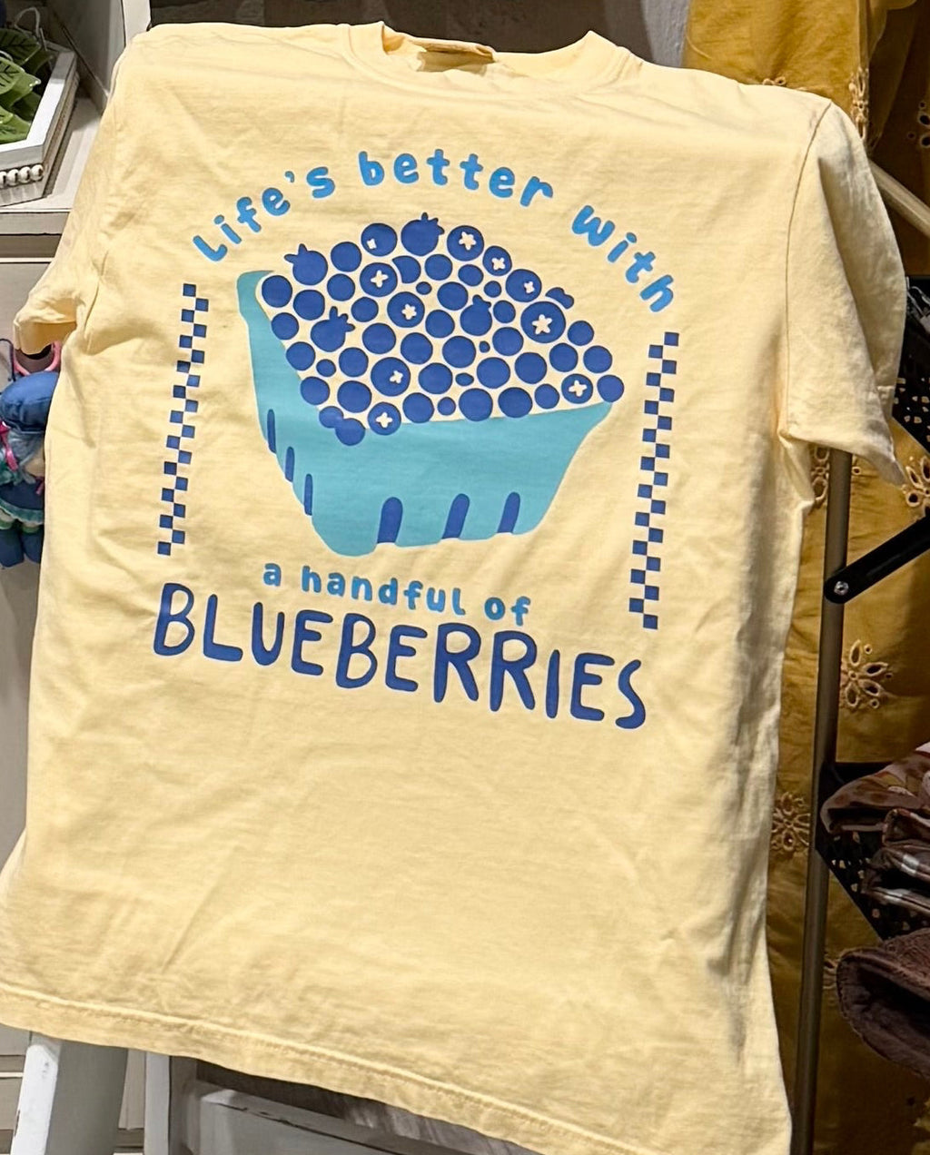 Life’s Better with Blueberries Comfort Colors T-shirt