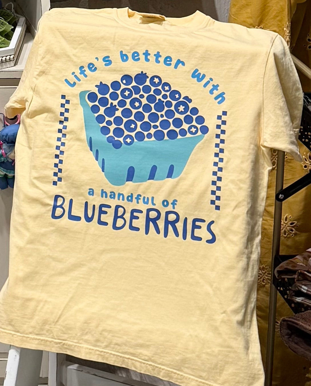 Life’s Better with Blueberries Comfort Colors T-shirt