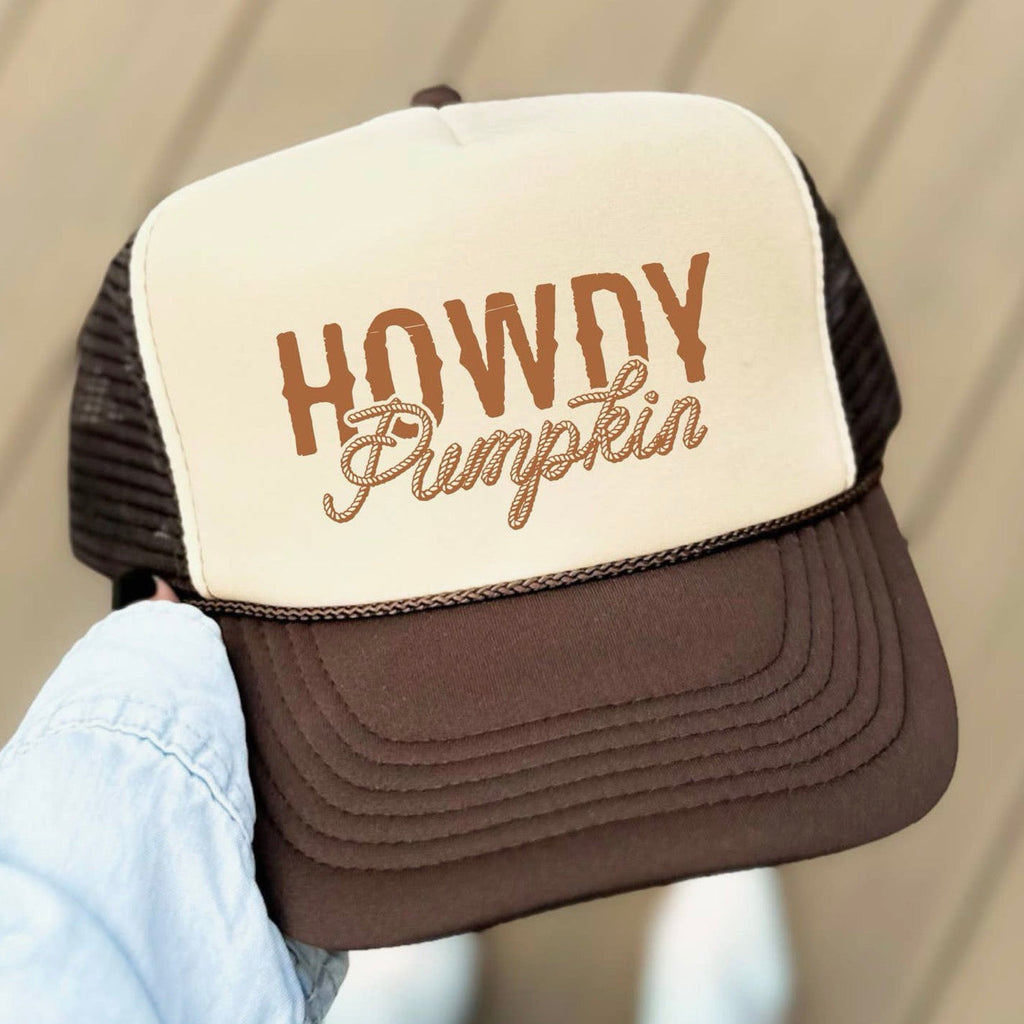 Howdy Pumpkin Trucker Hat