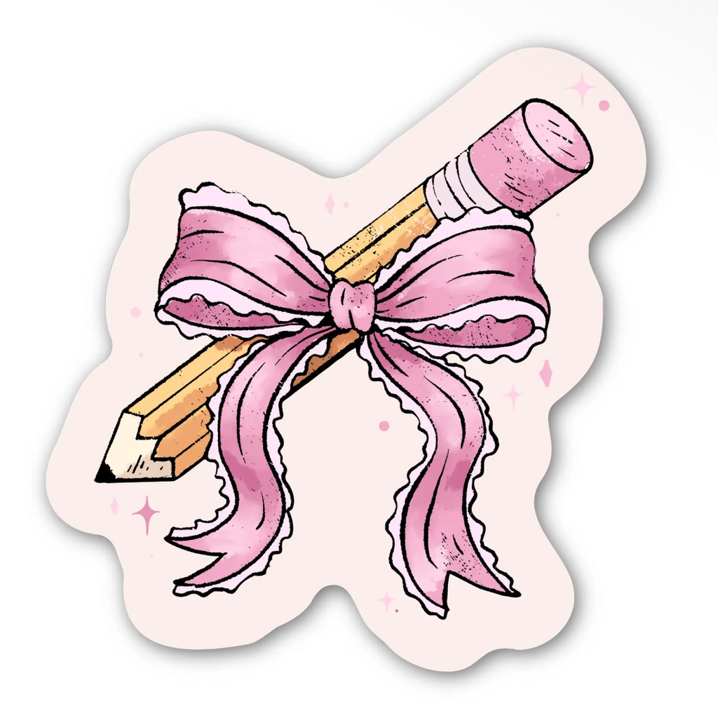 Girly Pencil Sticker