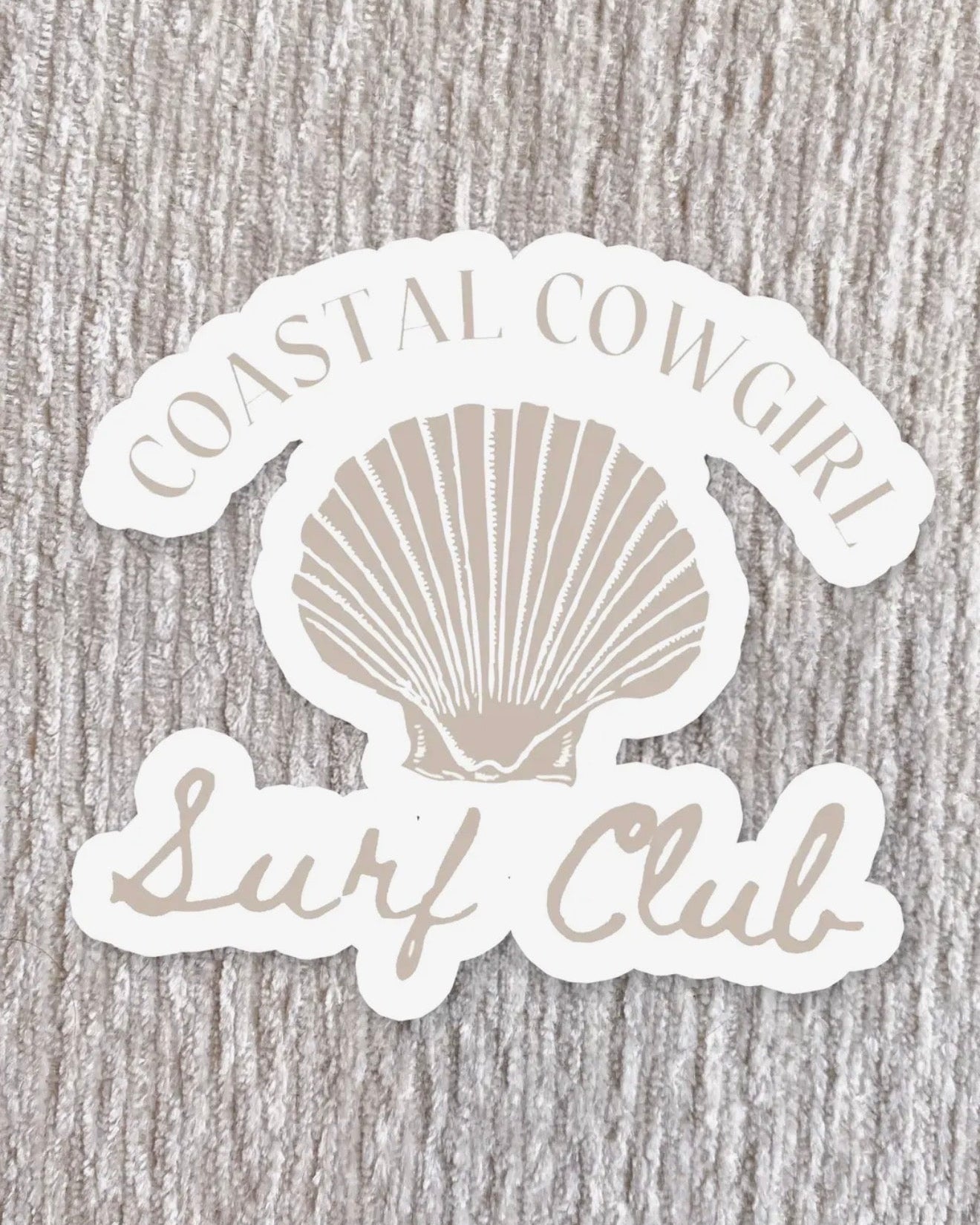 Coastal Cowgirl Sticker