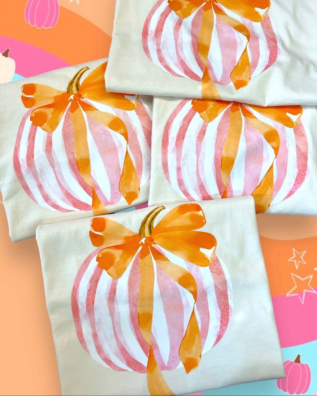 Preppy Pumpkin Short Sleeve T-shirt